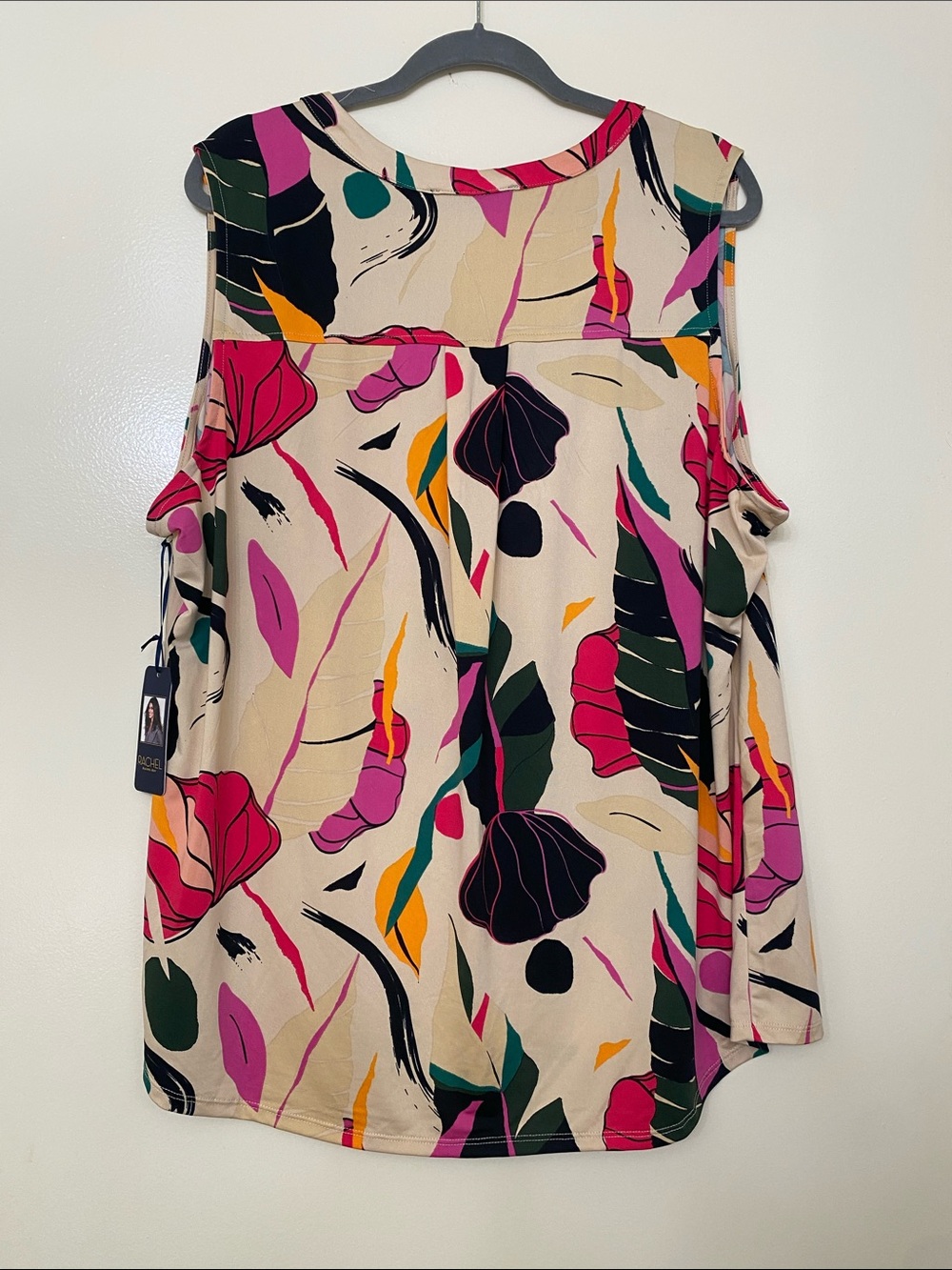RACHEL Rachel Roy Cream Floral Camisole - Picture 3 of 4
